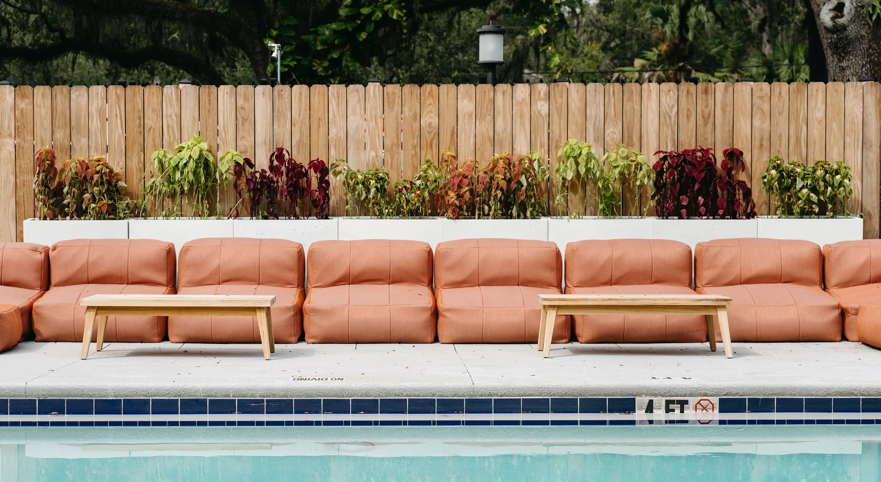 resort style pool